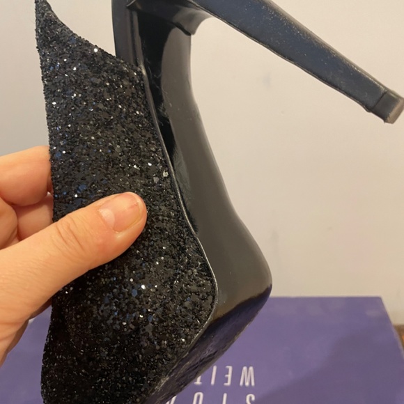 Stuart Weitzman Glitter Platform heels - Picture 4 of 4